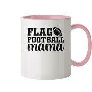 Flag Football Mom - Two-Tone Mug