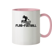 Playoff Flag Football Men Black - Two-Tone Mug