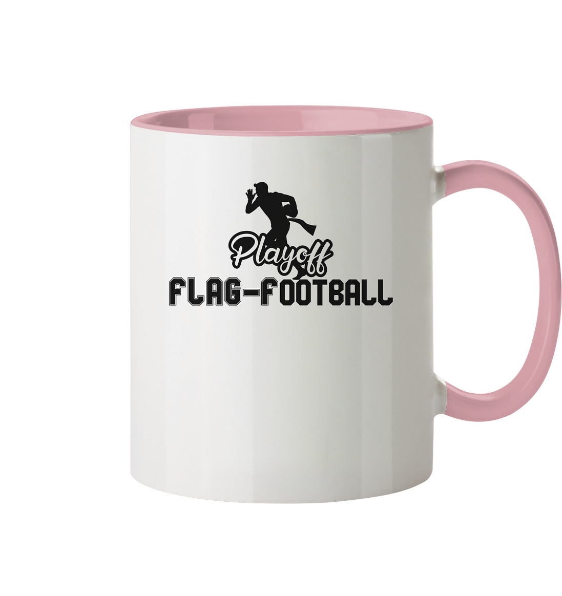Playoff Flag Football Men Black - Two-Tone Mug