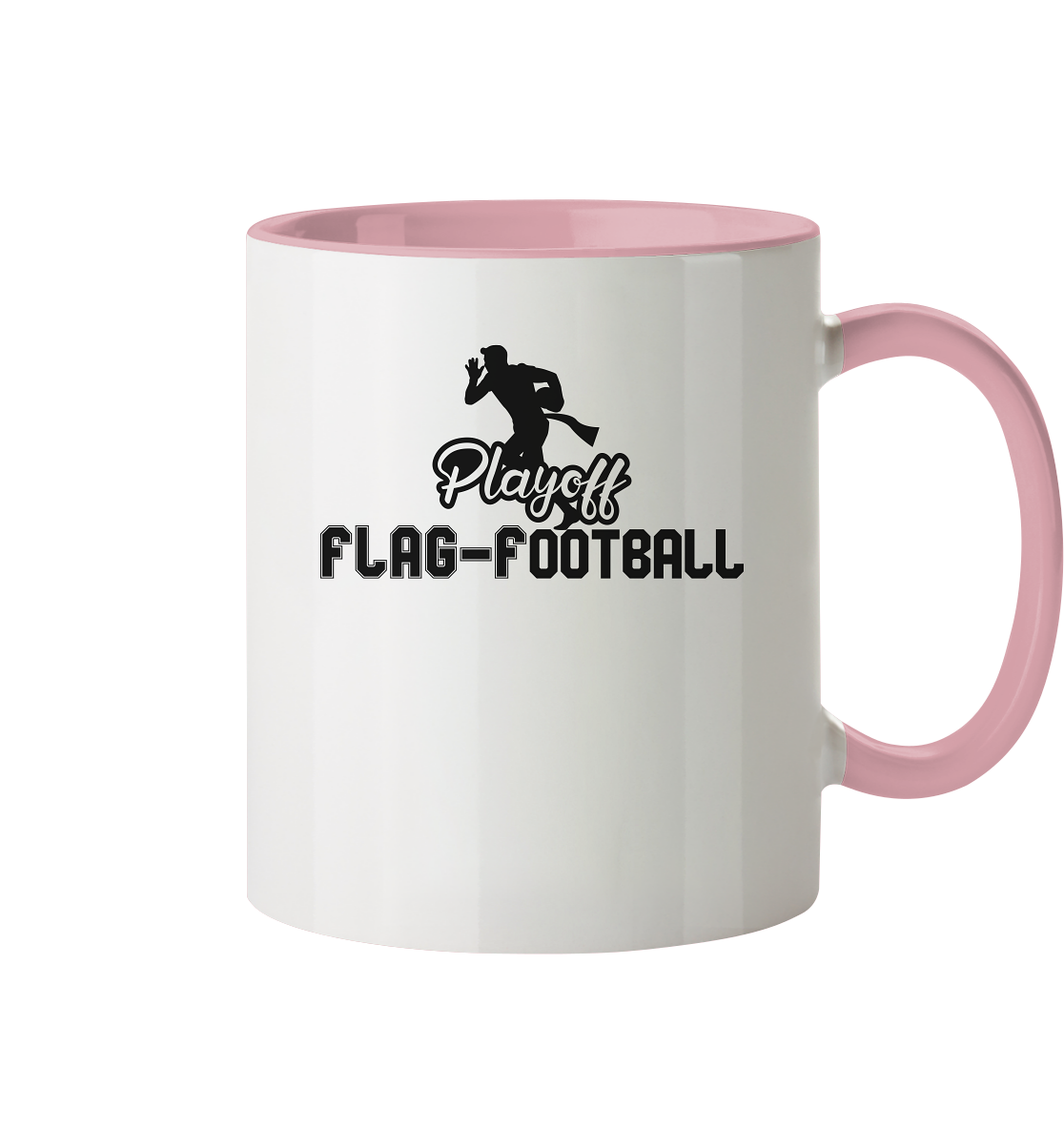 Playoff Flag Football Men Black - Two-Tone Mug