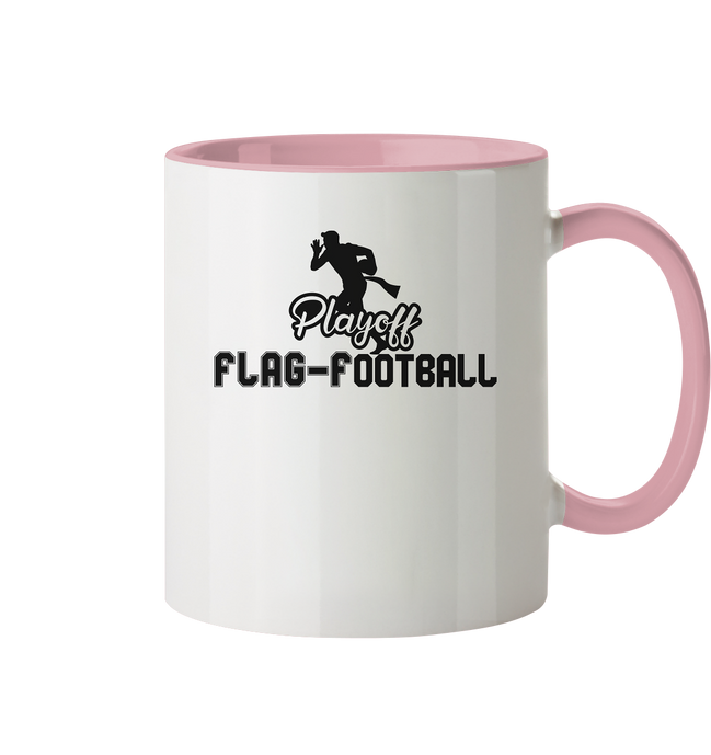 Playoff Flag Football Men Black - Two-Tone Mug