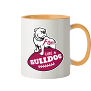 Fight like a Bulldog - Tasse zweifarbig
