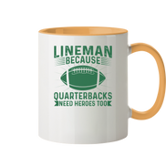Lineman Heroes Green - Tasse zweifarbig