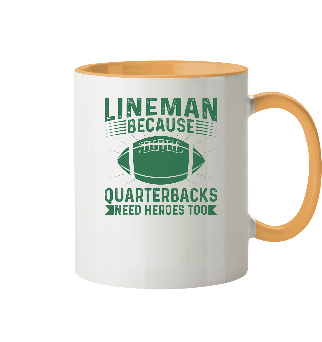 Lineman Heroes Green - Tasse zweifarbig