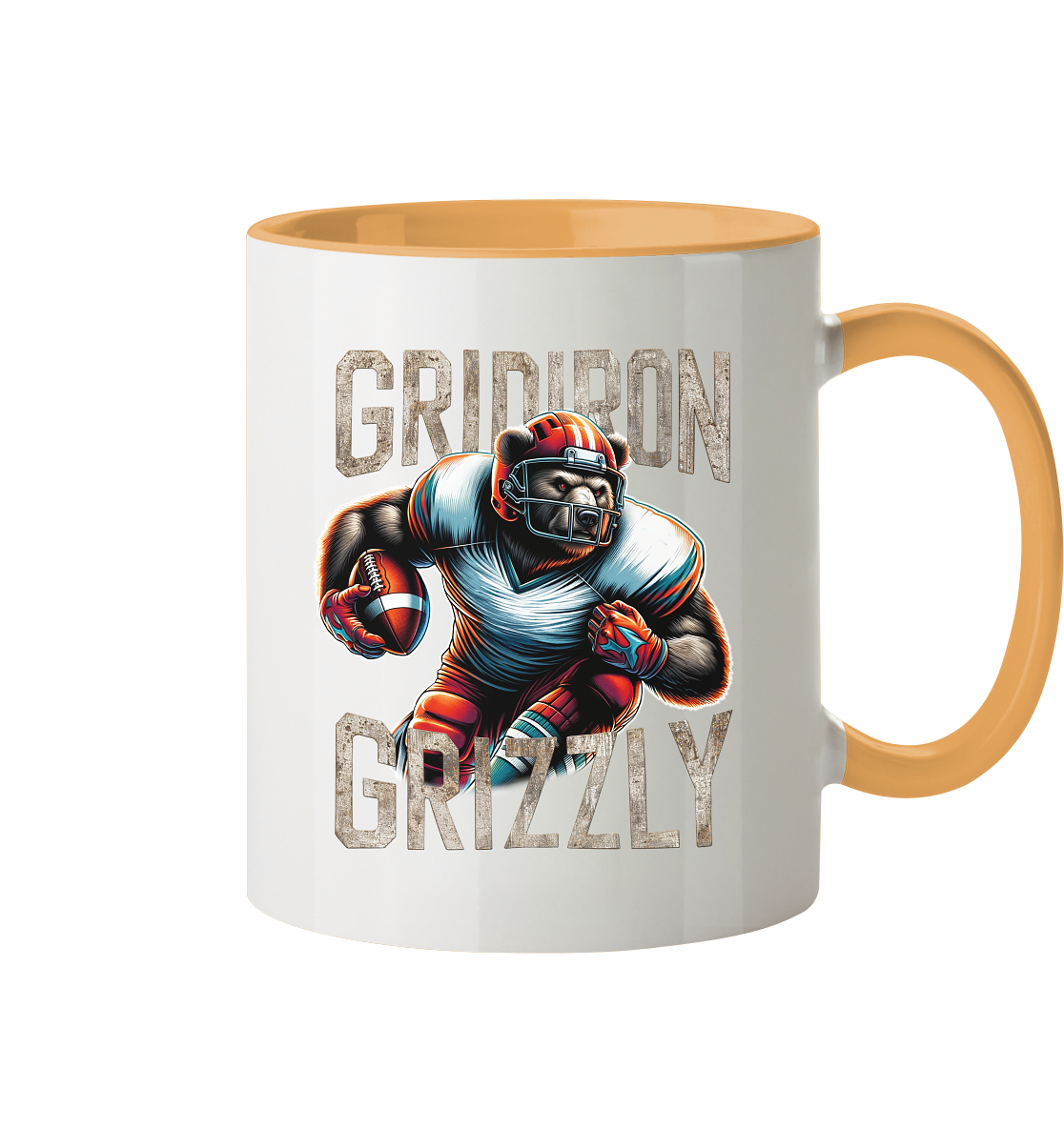Gridiron Grizzly - Two-tone Mug