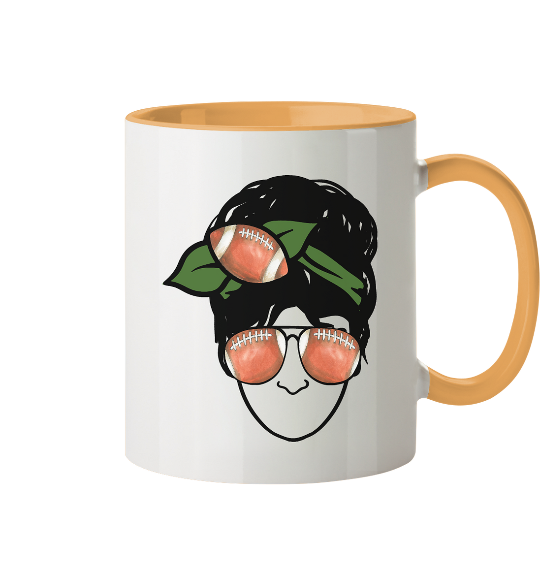 Lady Balls - Two-tone mug