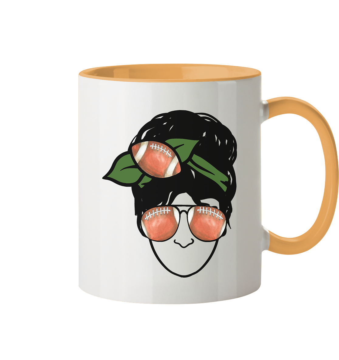 Lady Balls - Two-tone mug