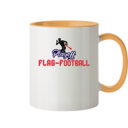 Playoff Flag Football  Men red - Tasse zweifarbig
