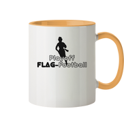Playoff Flag Football  Women black  - Tasse zweifarbig