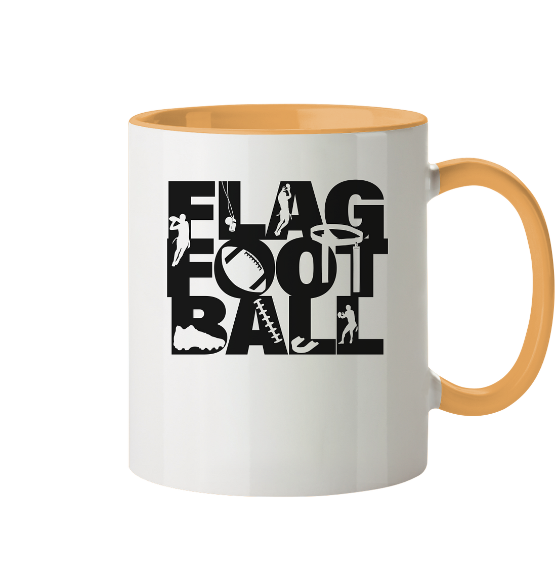 Flag Football - Two-Tone Mug