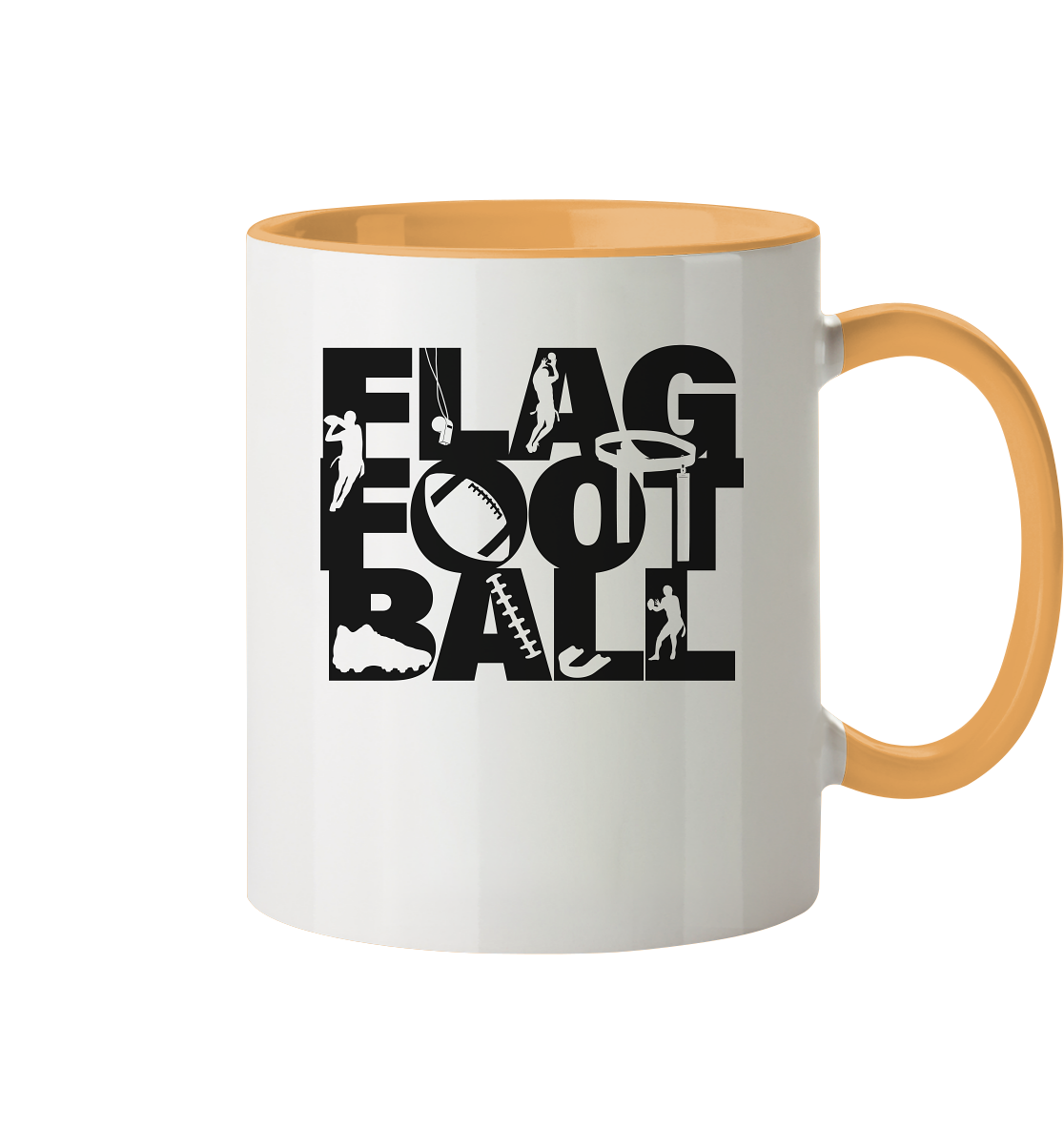 Flag Football - Two-Tone Mug