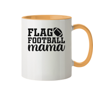 Flag Football Mom - Two-Tone Mug