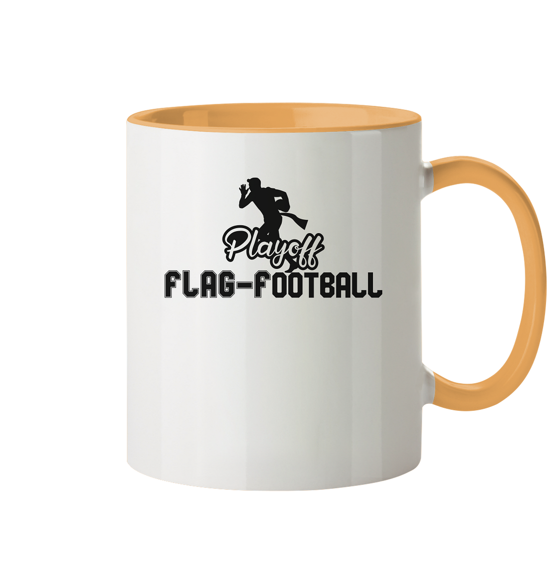 Playoff Flag Football Men Black - Two-Tone Mug