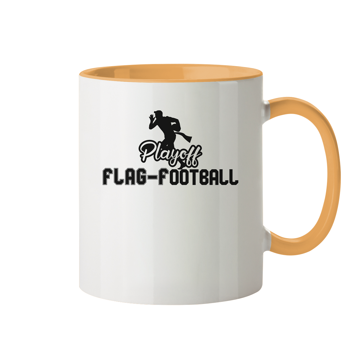 Playoff Flag Football Men Black - Two-Tone Mug
