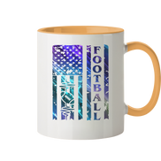 USA Football Flag - Two-Tone Mug