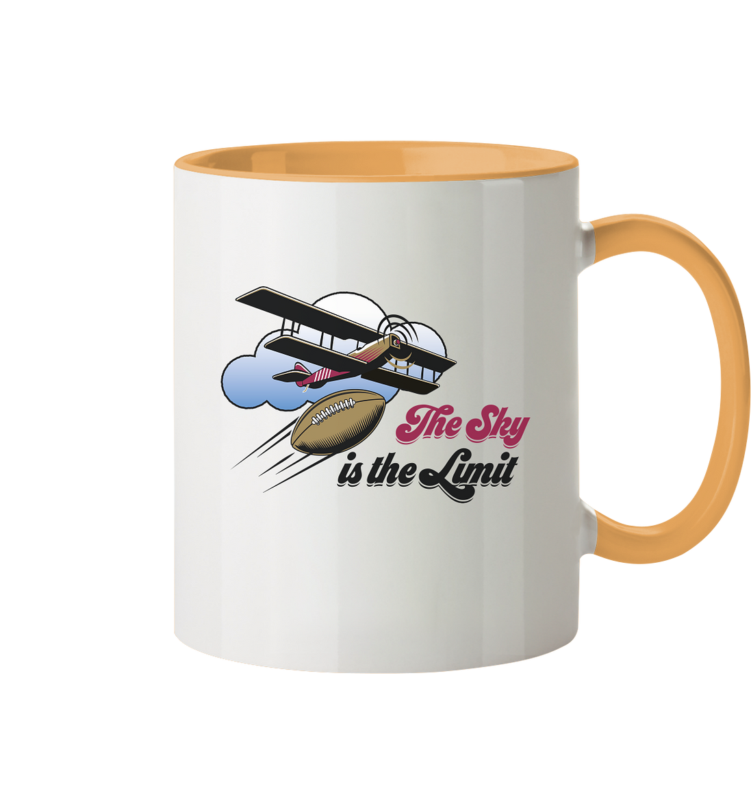 The Sky is the Limit - Tasse zweifarbig