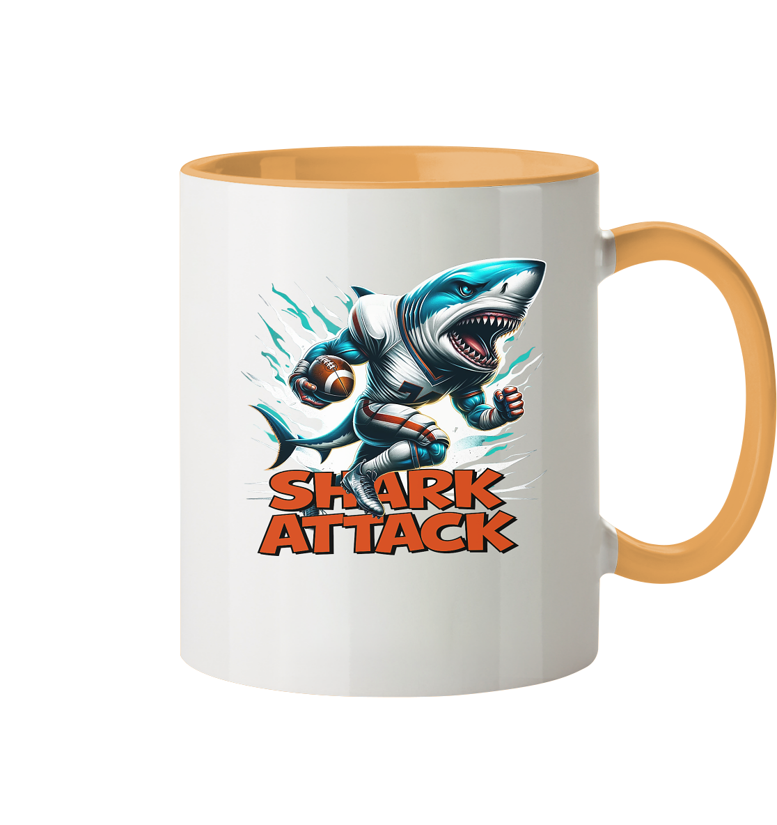 Shark Attack - Tasse zweifarbig