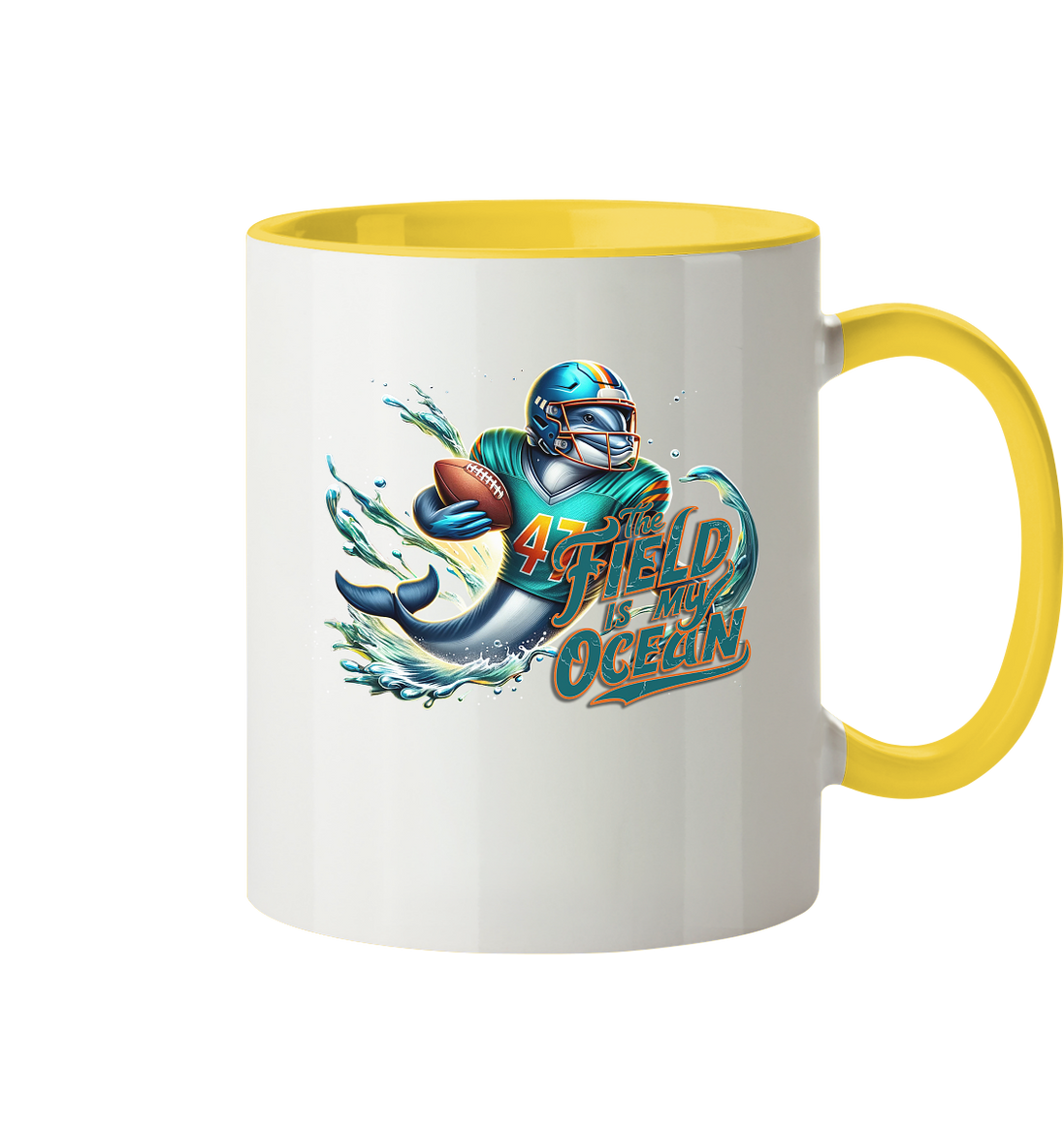 The Field is my Ocean - Tasse zweifarbig