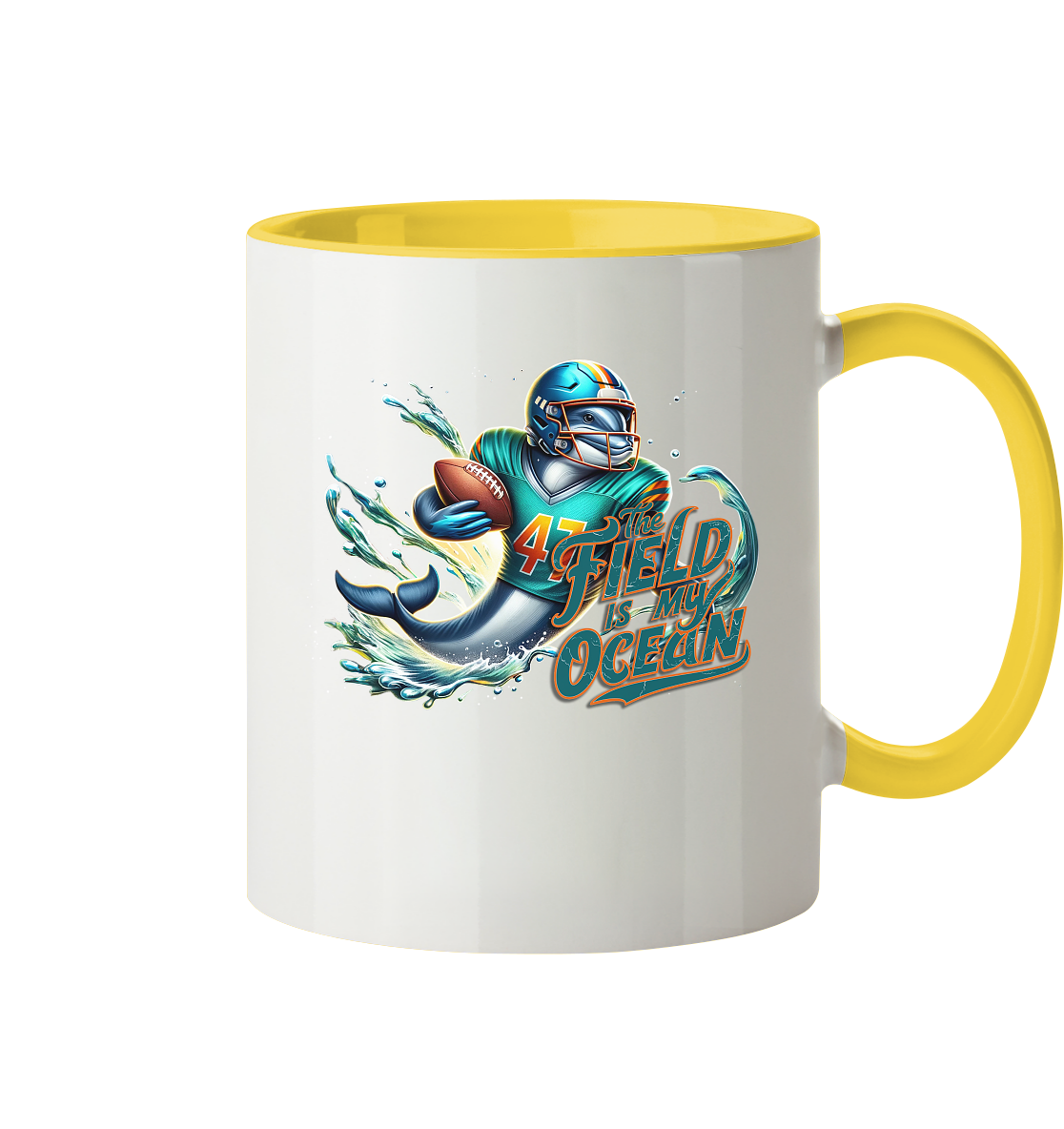 The Field is my Ocean - Tasse zweifarbig