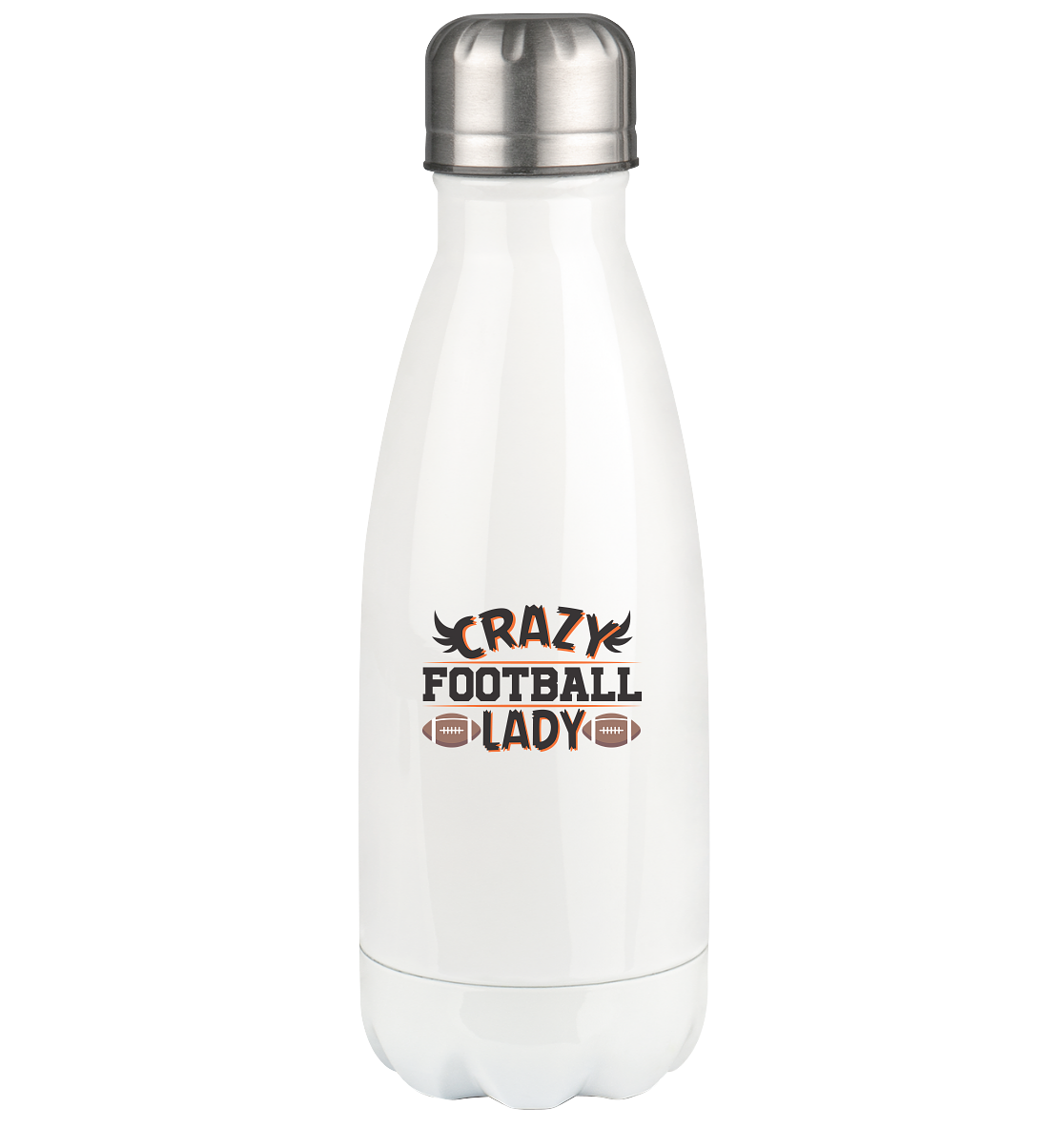 Crazy Football Lady - Thermoflasche 350ml