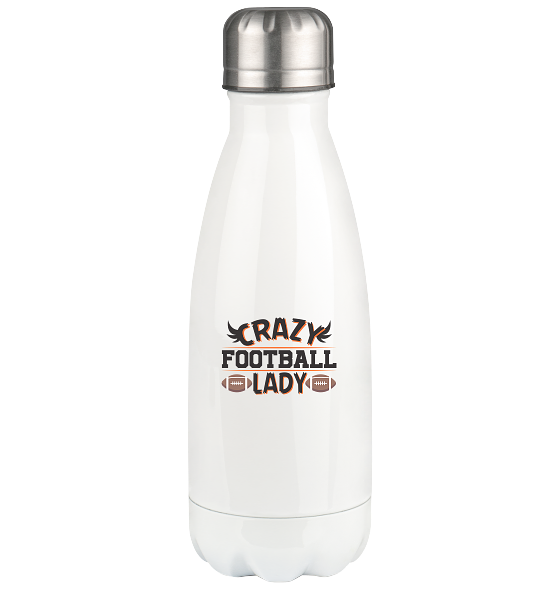Crazy Football Lady - Thermoflasche 350ml