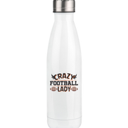 Crazy Football Lady - Thermoflasche 500ml