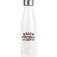 Crazy Football Lady - Thermoflasche 500ml