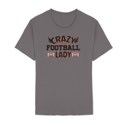 Crazy Football Lady - Unisex Essential Premium T-Shirt