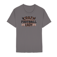 Crazy Football Lady - Unisex Essential Premium T-Shirt