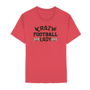 Crazy Football Lady - Unisex Essential Premium T-Shirt
