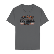 Crazy Football Lady - Unisex Essential Premium T-Shirt