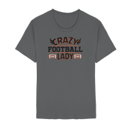 Crazy Football Lady - Unisex Essential Premium T-Shirt