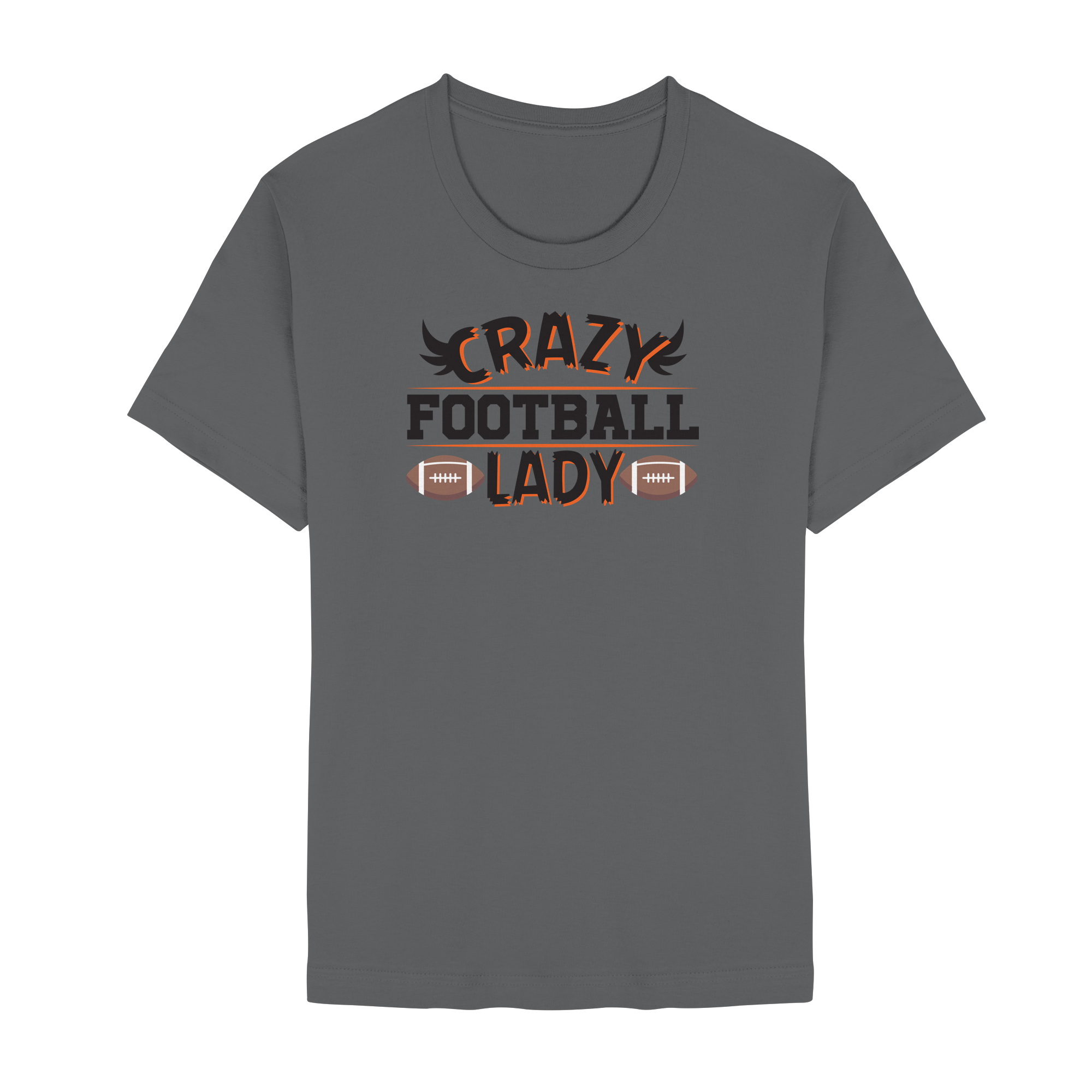 Crazy Football Lady - Unisex Essential Premium T-Shirt