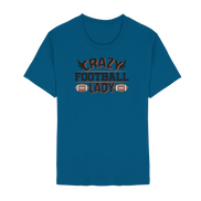 Crazy Football Lady - Unisex Essential Premium T-Shirt
