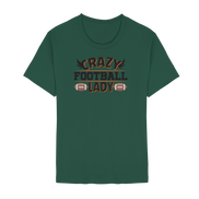 Crazy Football Lady - Unisex Essential Premium T-Shirt
