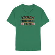Crazy Football Lady - Unisex Essential Premium T-Shirt