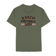 Crazy Football Lady - Unisex Essential Premium T-Shirt