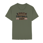Crazy Football Lady - Unisex Essential Premium T-Shirt