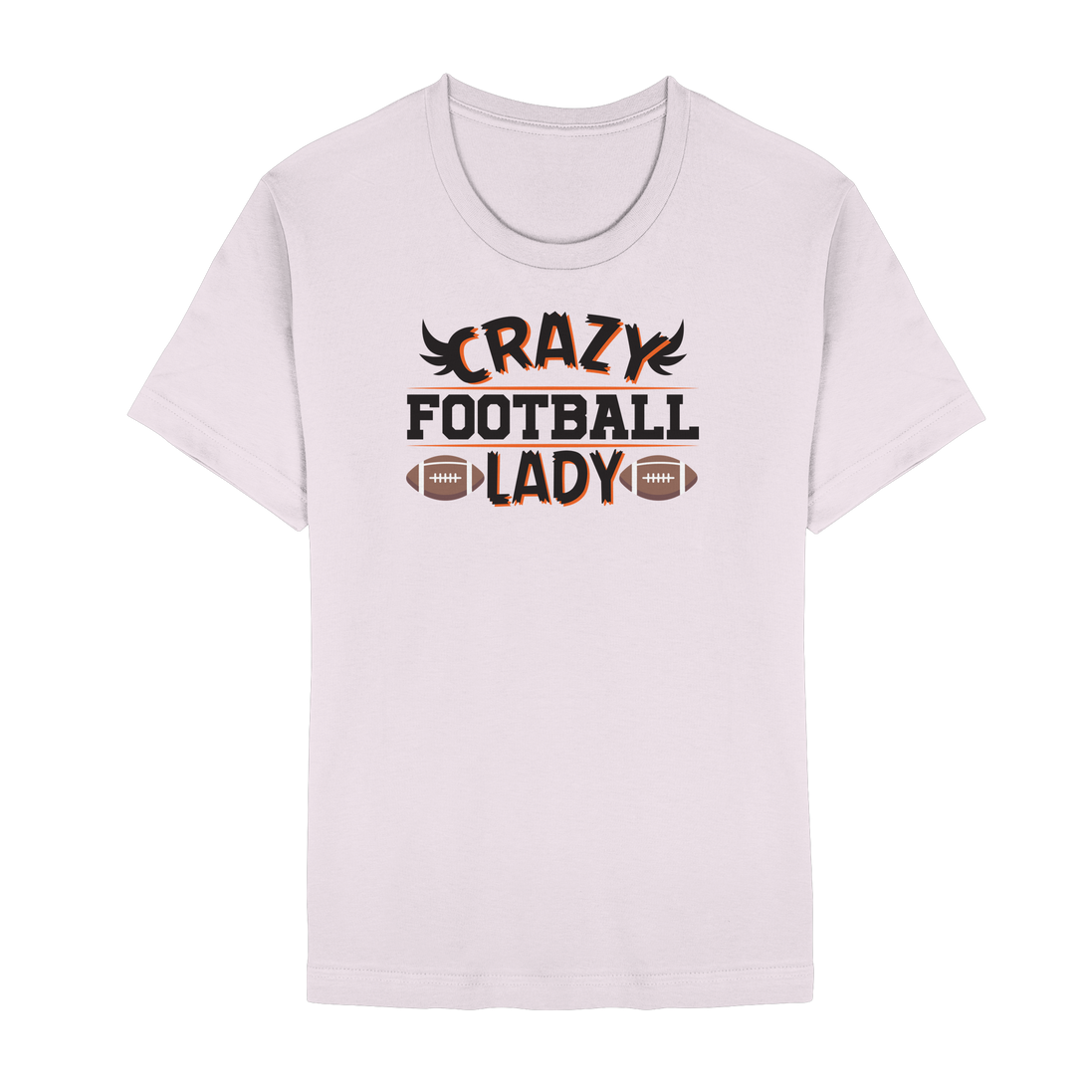 Crazy Football Lady - Unisex Essential Premium T-Shirt