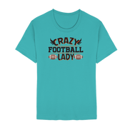 Crazy Football Lady - Unisex Essential Premium T-Shirt