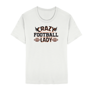 Crazy Football Lady - Unisex Essential Premium T-Shirt