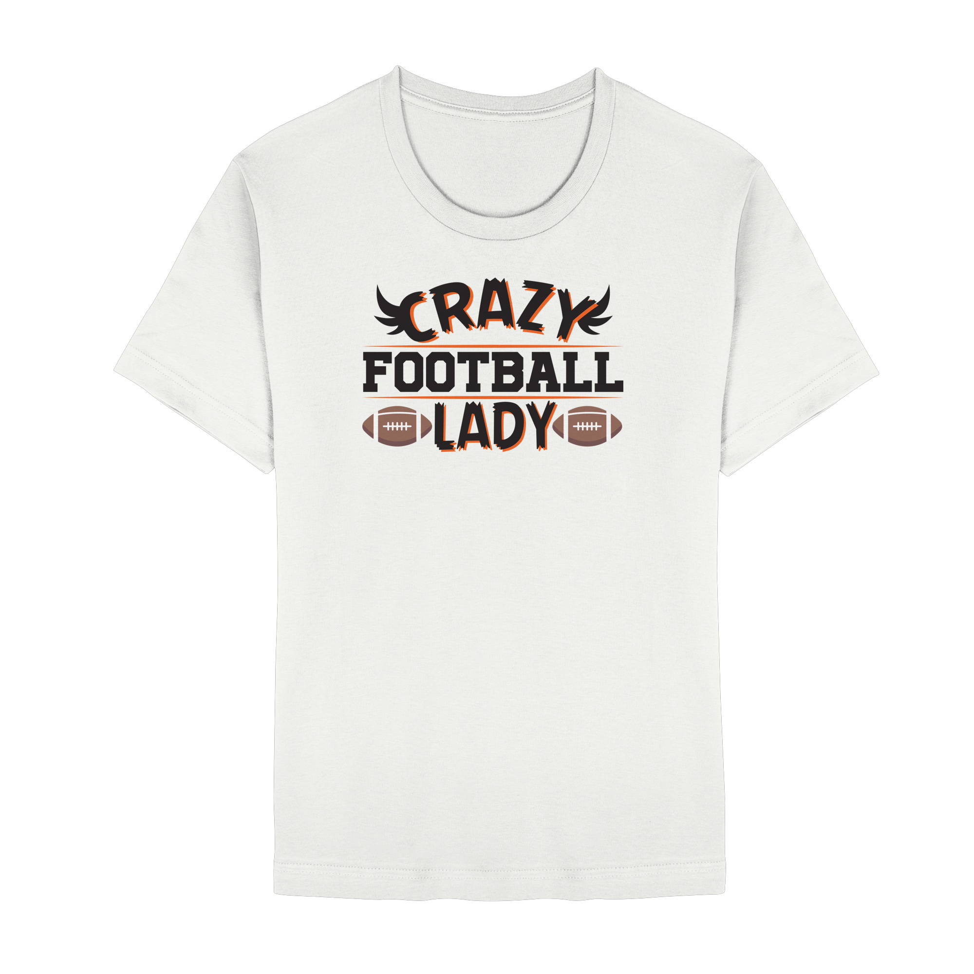 Crazy Football Lady - Unisex Essential Premium T-Shirt