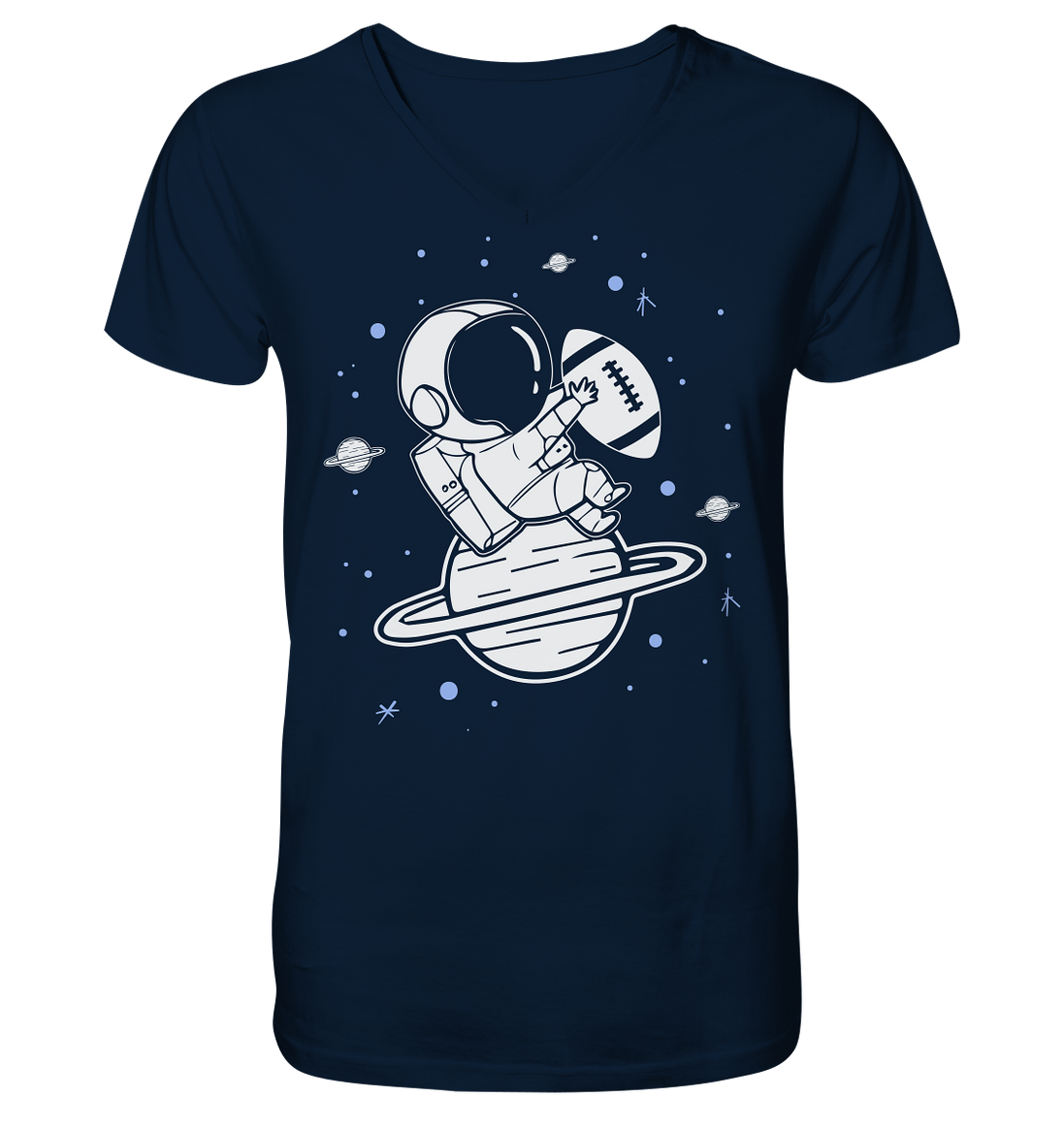 Footballnaut - V-Neck Shirt