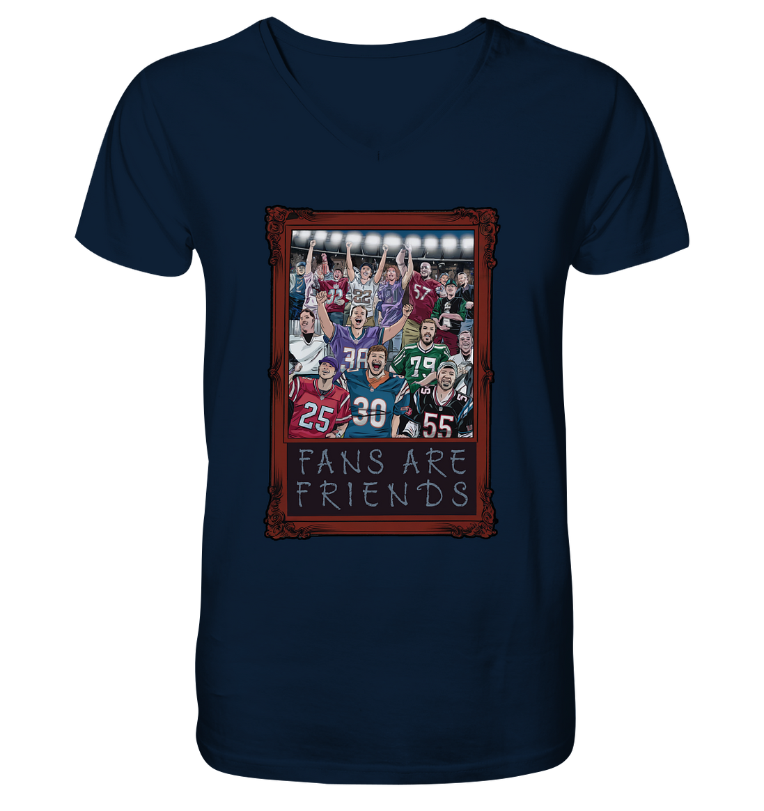 Fans are Friends  - V-Neck Shirt