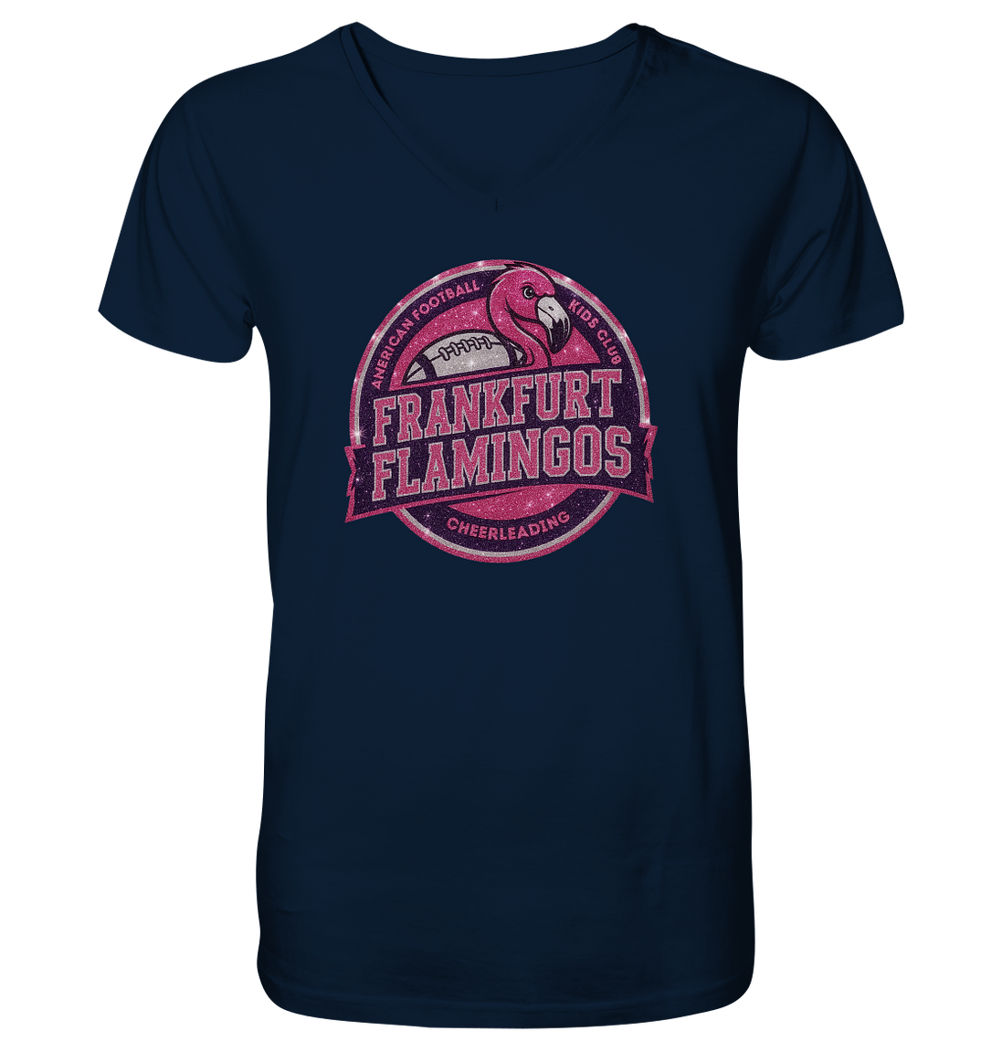 Frankfurt Flamingos - V-Neck Shirt
