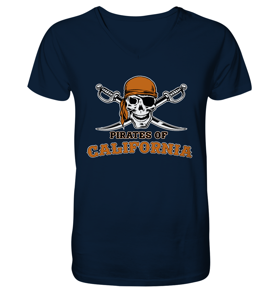 Pirates of California - V-Neck Shirt
