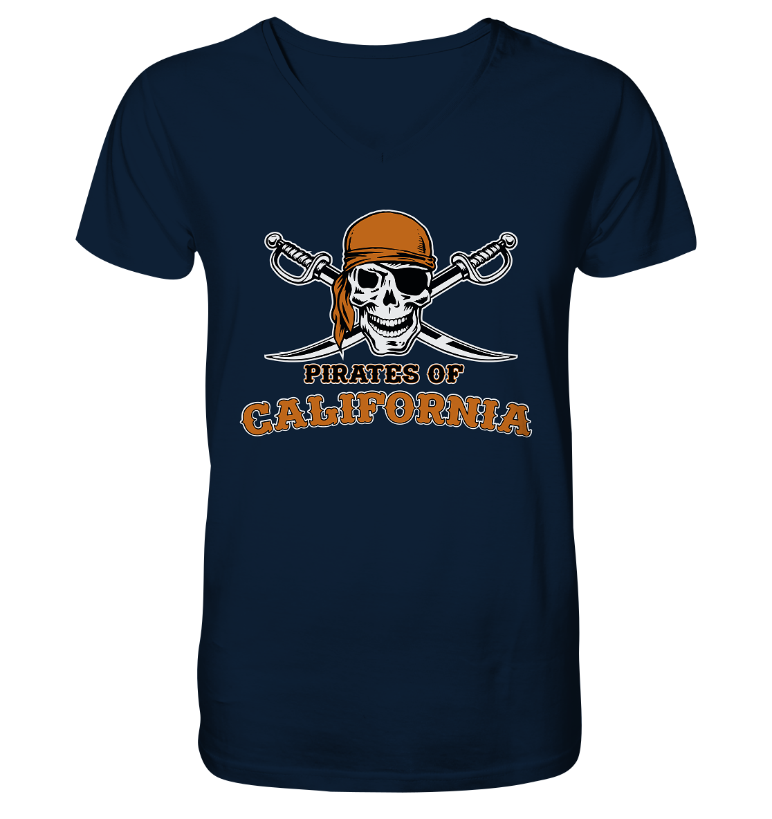 Pirates of California - V-Neck Shirt