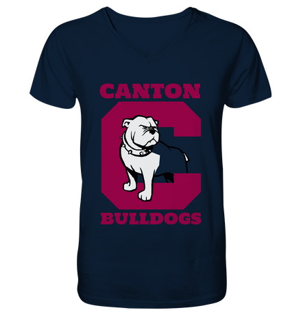 Canton Bulldogs 2 - V-Neck Shirt
