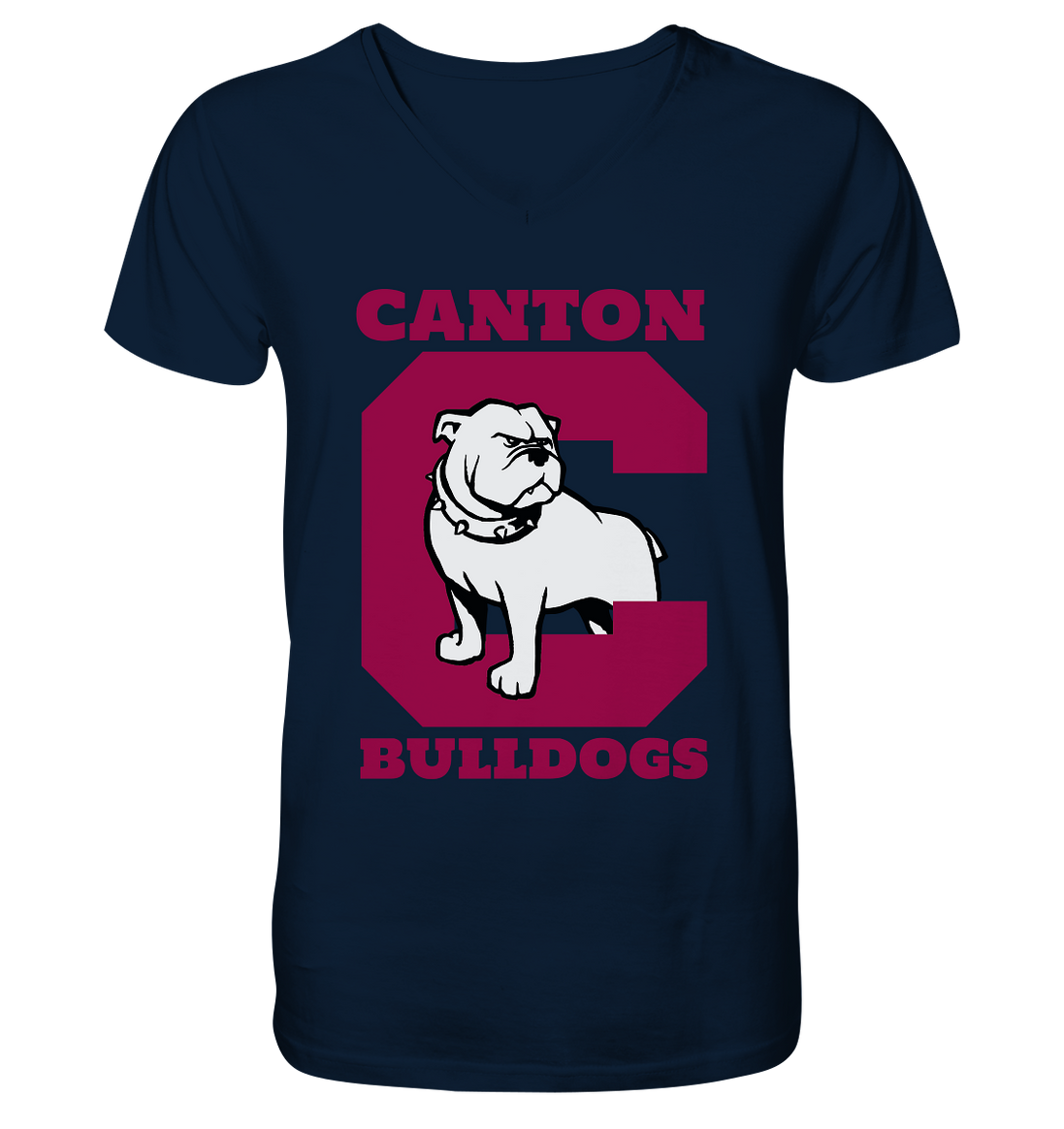 Canton Bulldogs - V-Neck Shirt