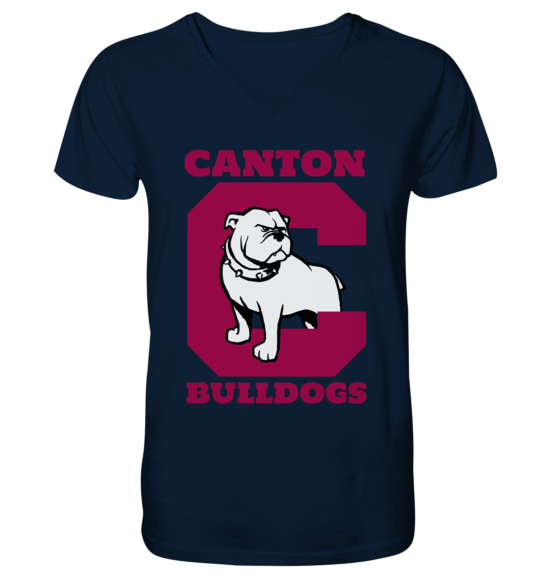 Canton Bulldogs - V-Neck Shirt